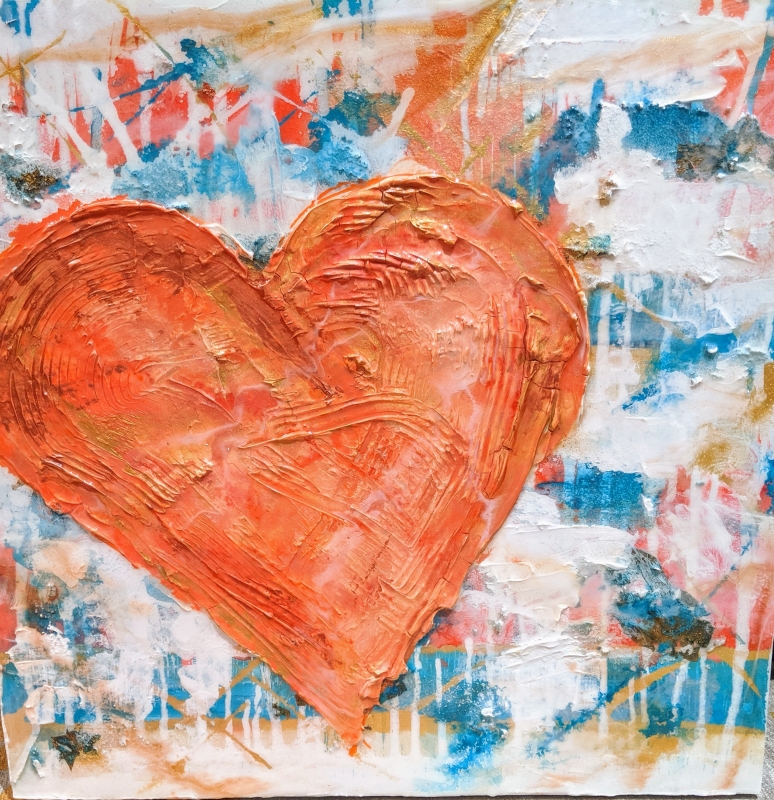 Heart Series V by artist Lacy Husmann